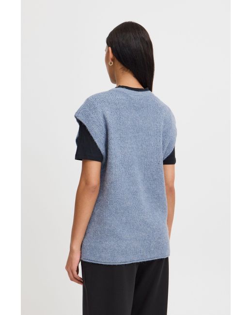 Ichi Blue Pullunder IHKAMARA WA3 modebewusste Weste