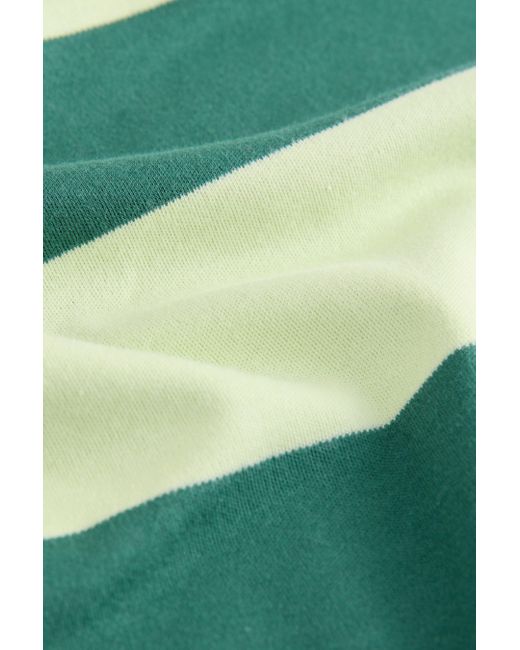 Next Green Kastiges Relaxed Fit Oversized-T-Shirt, Baumwolle (1-tlg)