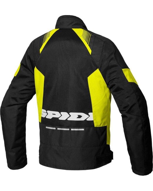 SPIDI Motorradjacke Flash Evo Net WindOut Motorrad Textiljacke in Yellow für Herren