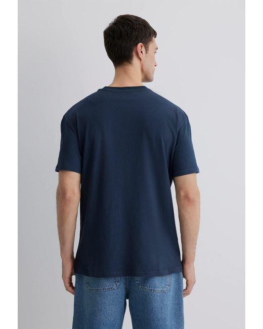 Mavi T-Shirt 2er-SET Mit Rundhalsausschnitt und Stickerei (2-tlg) LOGO EMBROIDERY TEE in Blue für Herren