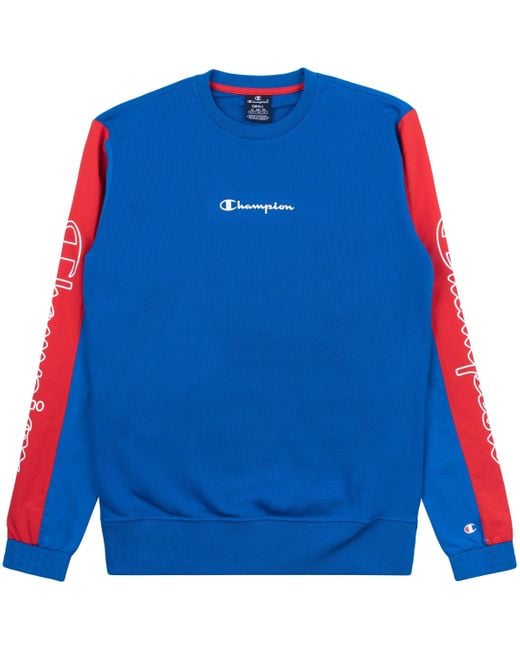 Champion Sweatshirt Crewneck 214239 in Blue für Herren