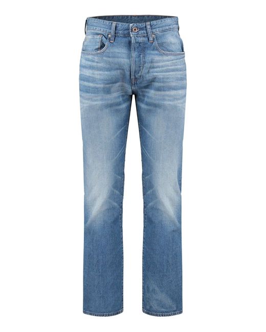 G-Star RAW Jeans "3301 Loose" Fleck Denim Medium Aged in Blau für Herren |  Lyst DE