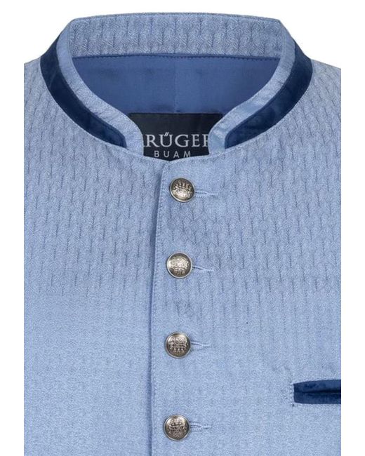 KRÜGER BUAM Trachtenweste in Blue für Herren