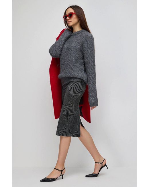 No Matter What Red Strickpullover Weicher Strick Oversize Pullover