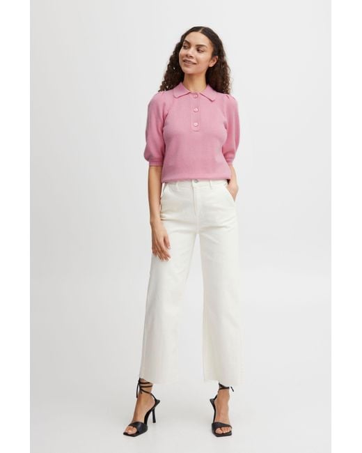 B.Young Pink Strickpullover BYNONINA JUMPER 2