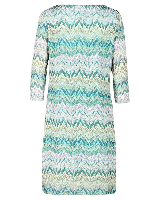 Betty Barclay Green Etuikleid mit 3/4 Arm Muster