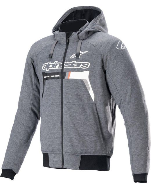 Alpinestars Motorradjacke Chrome Ignition Motorrad Textiljacke in Gray für Herren