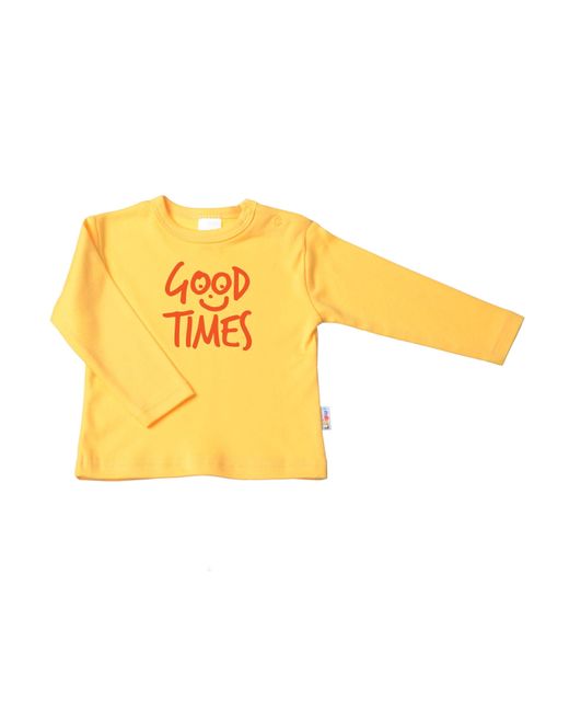 Liliput Langarmshirt mit tollem Frontprint in Yellow für Herren