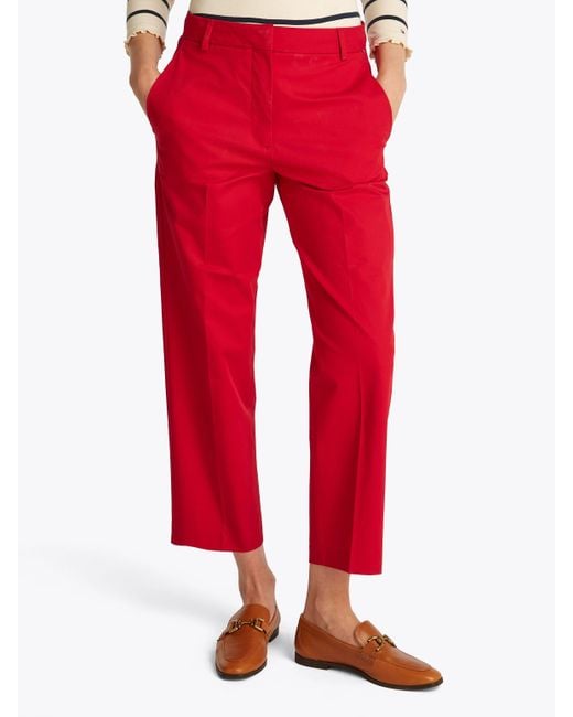 Tommy Hilfiger Red 7/8-Hose mit Bügelfalten