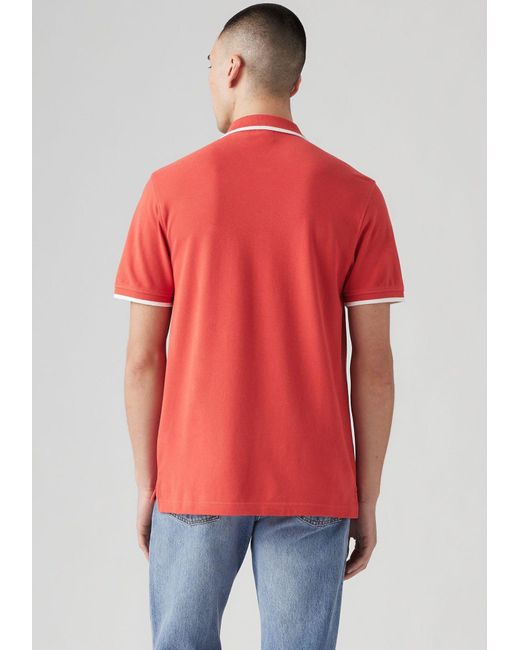 Levi's Levi's® Poloshirt LE NEW HM POLO mit kleinem Batwing-Logo in Red für Herren