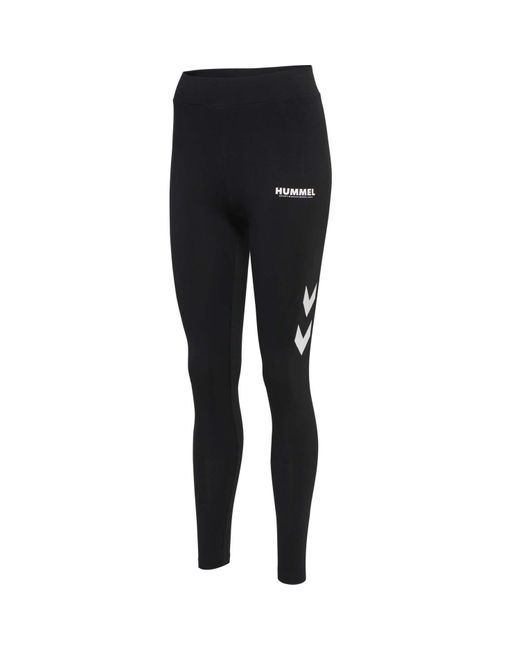 Hummel Black Leggings Legacy High Waist Tights 212562