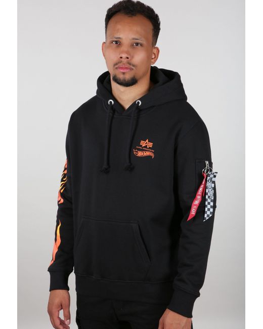 Alpha Industries Hoodie Men in Black für Herren