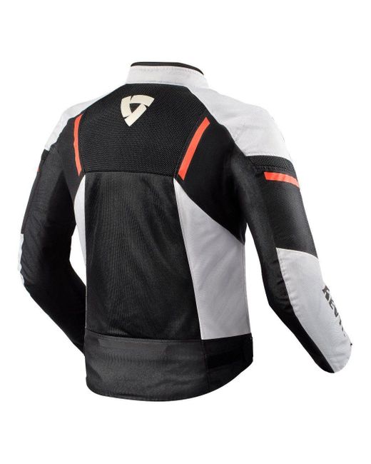 Revit Motorradjacke GT-R Air 3 Motorrad Textiljacke protektoren reißverschluss in Black für Herren