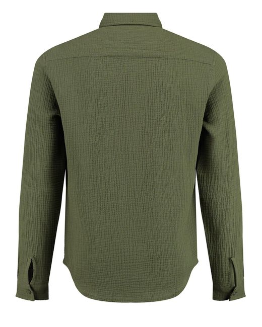 Key Largo Langarmhemd Freizeithemd MSH FINCA (1-tlg) in Green für Herren