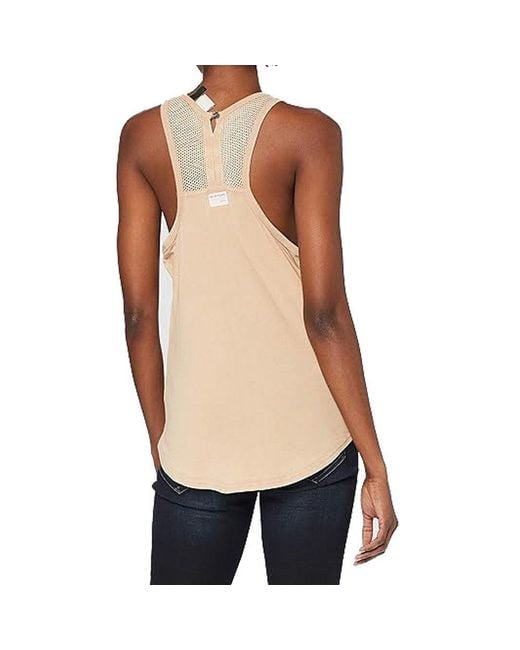 G-Star Orange T- RAW Shirt Sleeveless