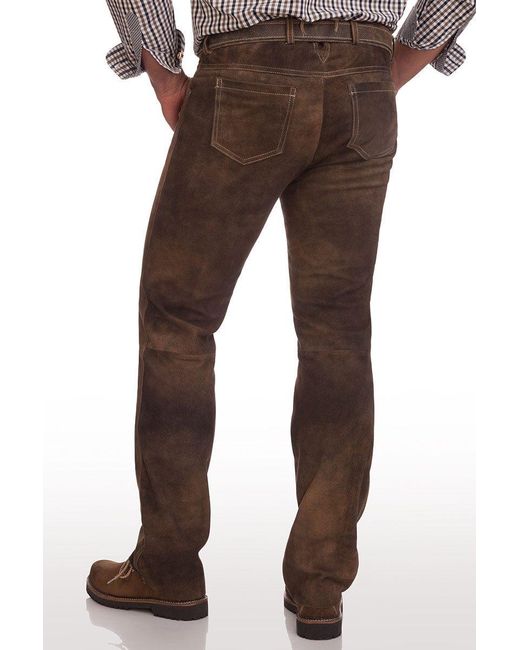 Spieth & Wensky Trachtenlederhose Lederhose lang in Multicolor für Herren