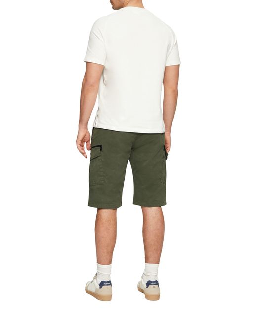 S.oliver Cargobermudas mit Taschen in Green für Herren