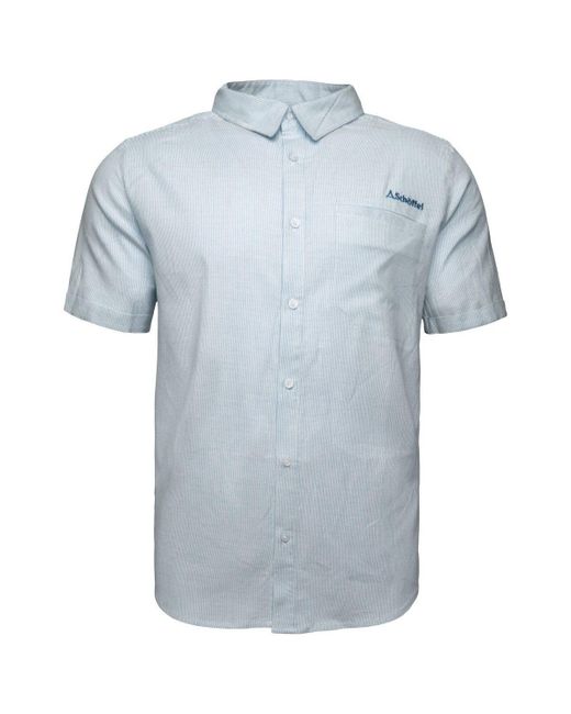 Schoeffel Kurzarmhemd Wakefield in Blue für Herren