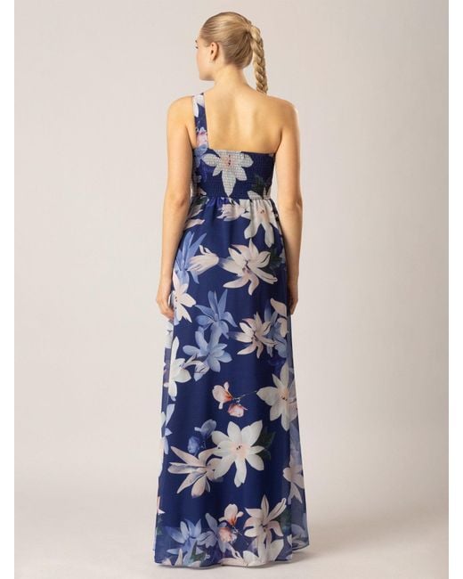 Apart Blue Abendkleid aus hochwertigem Polyester Material mit Rückenausschnitt