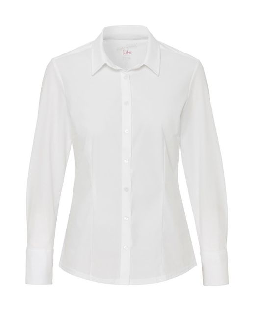 Pure White Blusenshirt - Functional Bluse slim fit La