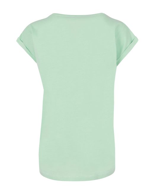 DE Shoulder Lyst Think T-Shirt in (1-tlg) Different | Grün Ladies Tee Extended Merchcode