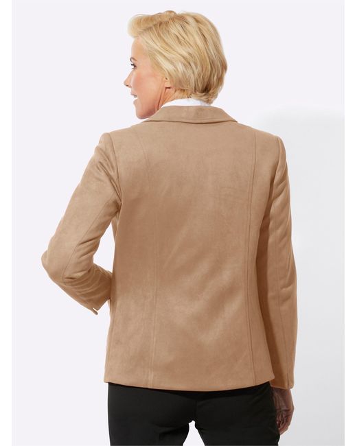 WITT Natural Blusenblazer Lederimitat-Blazer