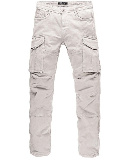 REPUBLIX Cargohose LENNY Cargo Jogger Chino Hose Jeans in Natural für Herren