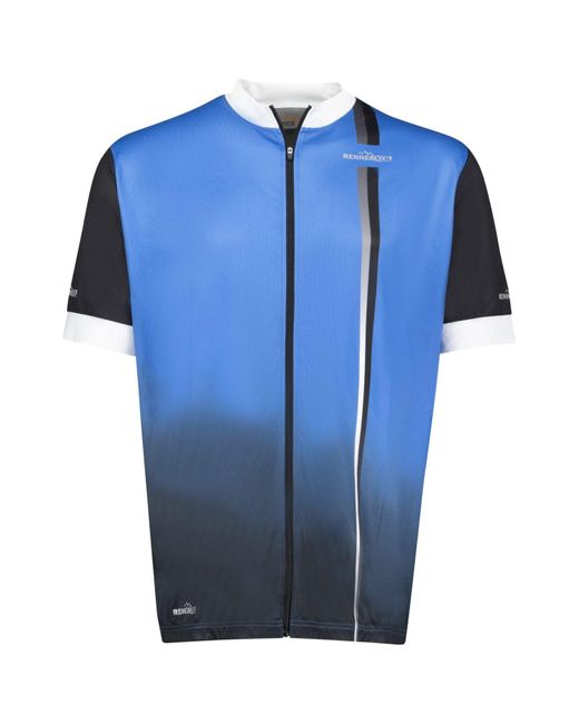 RennerXXL Funktionshemd Alexander Funktions-Fahrrad Trikot Shirt Übergrößen in Blue für Herren