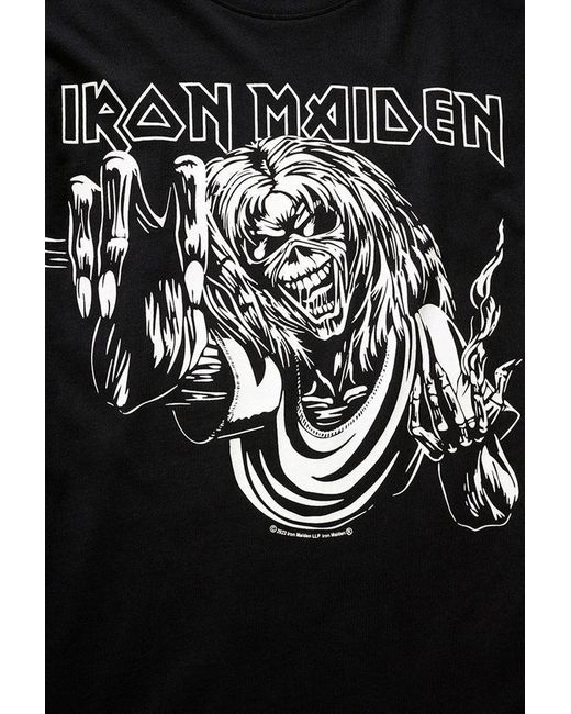 BRANDIT Iron Maiden T Shirt Eddy Glow in Black für Herren