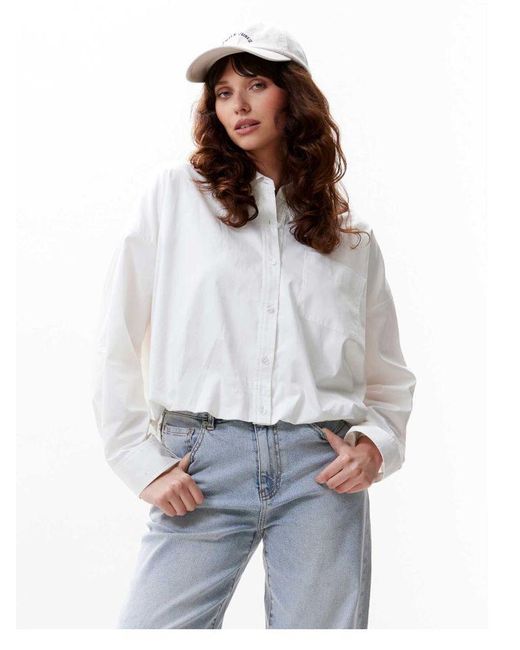 Catwalk Junkie White Langarmbluse