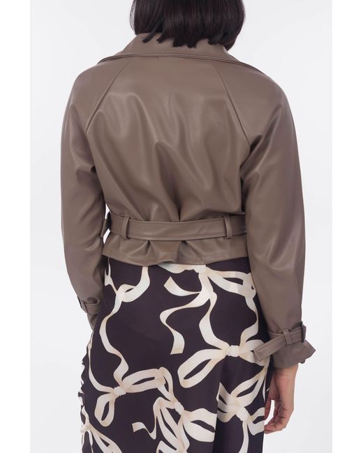 La Strada Brown Lederjacke