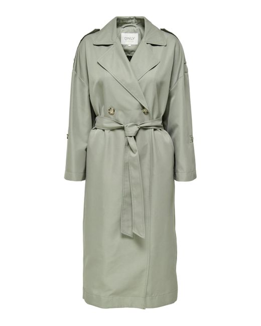 ONLY Gray Trenchcoat Heather (1-tlg)