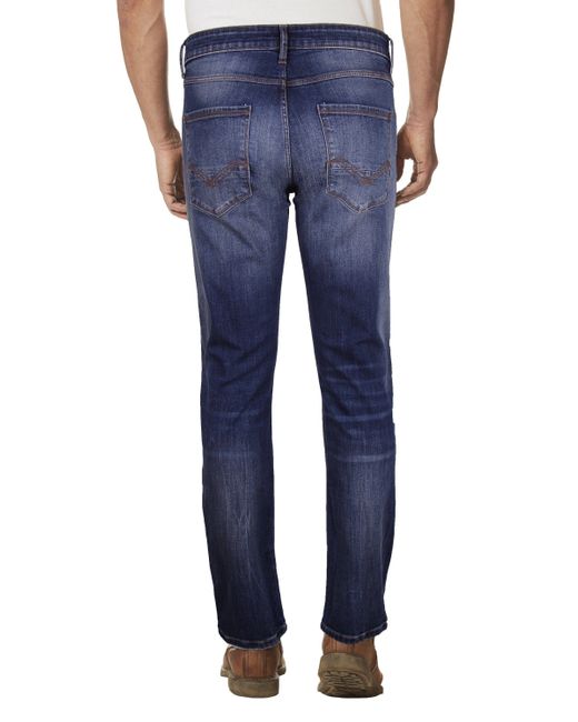 HERO by John Medoox 5-Pocket-Jeans Portland Denim Slim Straight Stretch in Blue für Herren