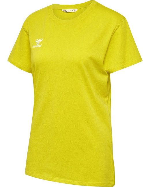 Hummel Yellow Hmlgo 2.0 T-Shirt /S Woman