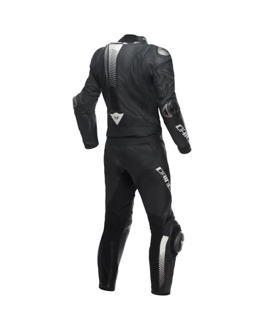 DAINESE Motorradkombi Laguna Seca 5 2-tlg Lederkombi schwarz/weiß 48 in Black für Herren