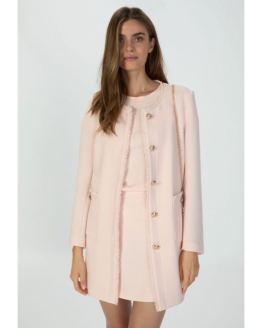 MARC AUREL Natural Kurzmantel aus sparkling Sommer-Tweed