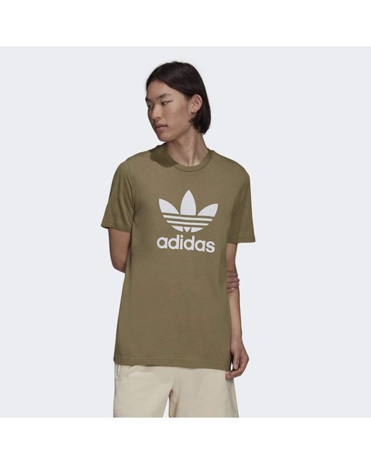 Adidas Originals ADICOLOR CLASSICS TREFOIL T-SHIRT in Green für Herren
