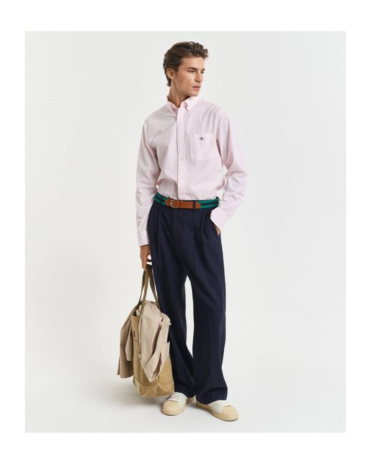 Gant Hemd POPLIN Regular Fit in Pink für Herren
