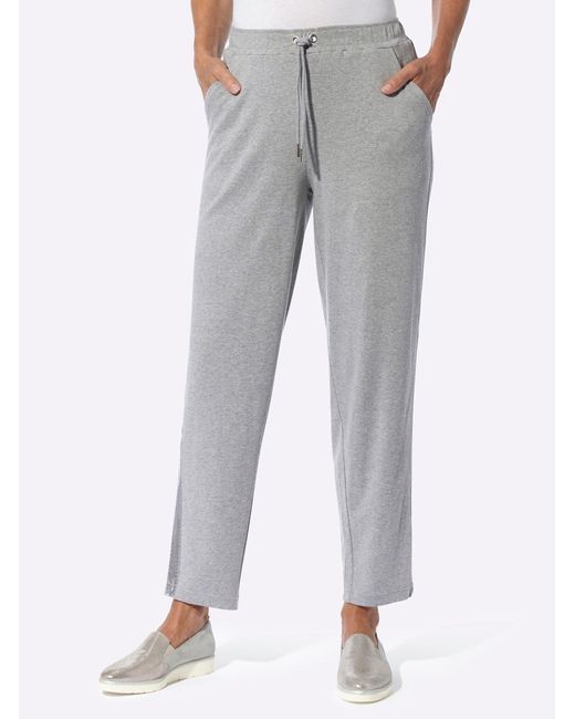 Sieh an! Gray Jerseyhose Sweathose Innenbeinlänge ca. 69 cm