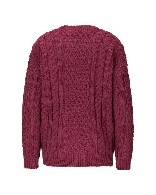 Replay Red Strickpullover CHENILLE