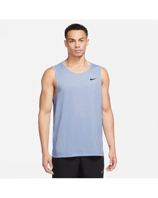 Nike Tanktop Shirt M NK DF HYVERSE TANK in Blue für Herren