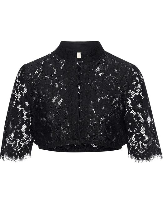 KRÜGER Black Dirndlbluse