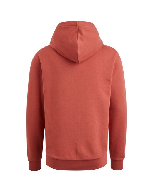 PME LEGEND Kapuzensweatshirt Hooded soft dry terr in Red für Herren