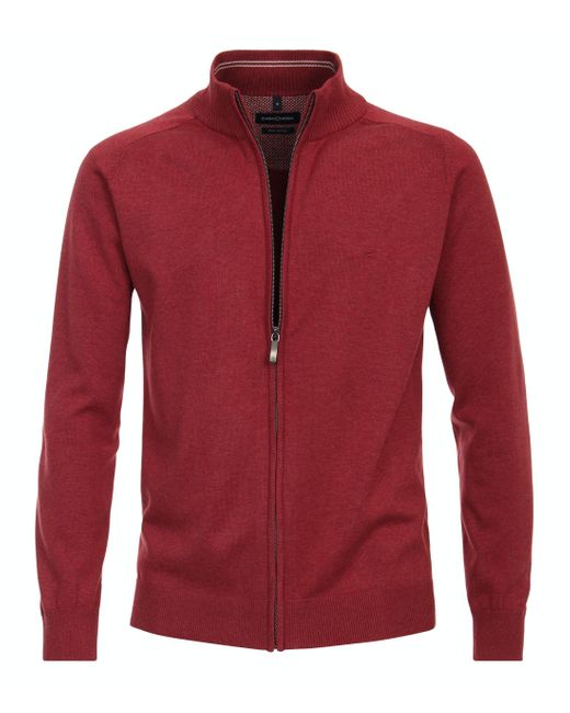 CASA MODA Strickpullover in Red für Herren