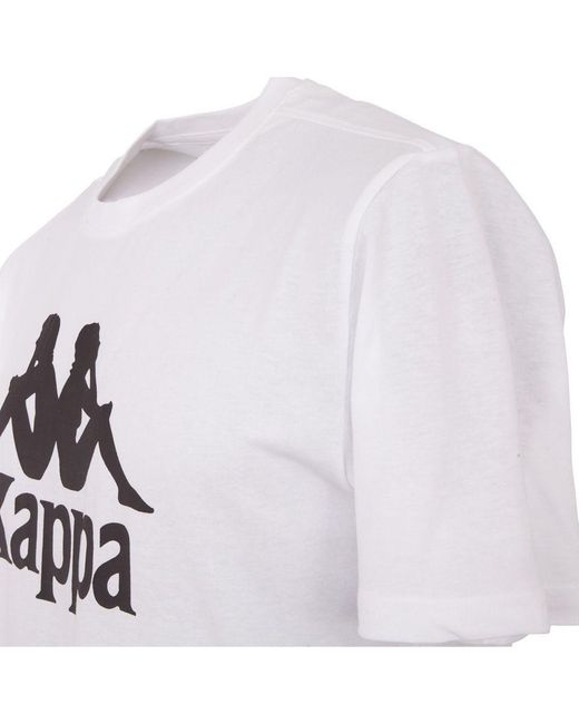 Kappa T-Shirt mit Logoprint in White für Herren