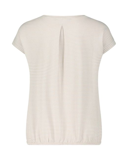 BETTY&CO White T-Shirt mit Gummizug (1-tlg) Material