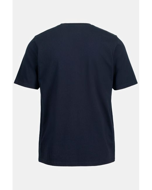 JP1880 T-Shirt Tracht Vintage Look XL Print Halbarm in Blue für Herren