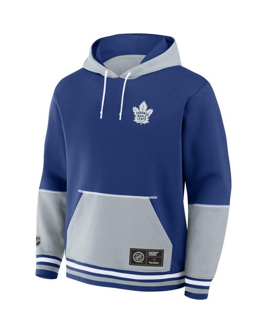 Fanatics Kapuzenpullover Foundation Toronto Maple Leafs in Blue für Herren
