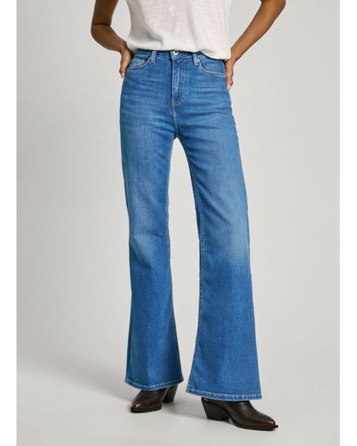 Pepe Jeans Blue Pepe Slim-fit-Jeans FLARE HW