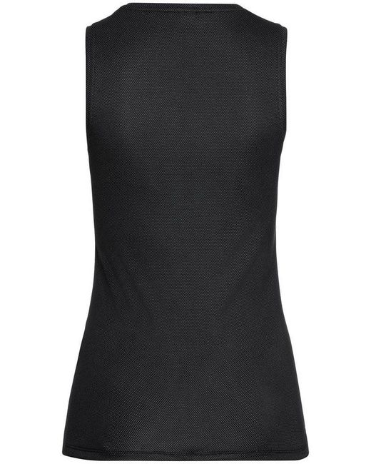 Odlo Black T-Shirt Bl Top V-Neck Singlet Active F-Dry Light Eco